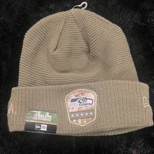 Seahawks New Era Support The Troops Beanie